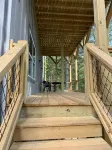 New four bedroom house with private dock on Lake James.