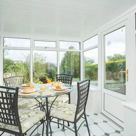 Cosy cottage with delightful private garden and summerhouse.