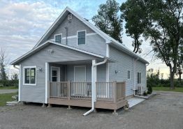 Spacious waterfront  home recently remodeled with WiFi, AC, and cable TV.