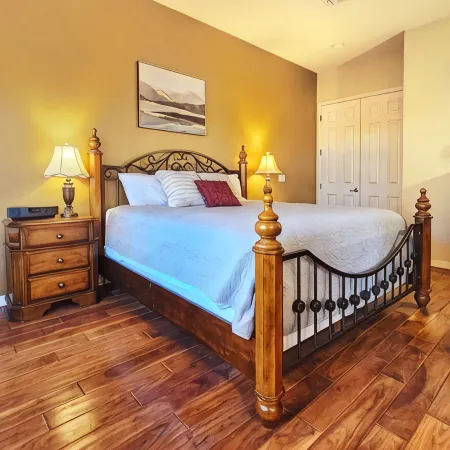 Upgraded Golfer's Oasis! Heated Pool, BBQ, Gate Guarded & Pet Friendly!
