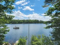 Waterfront home on Forest Lake in Gray, Maine. Perfect for 1 or 2 couples. Hotels in Gray