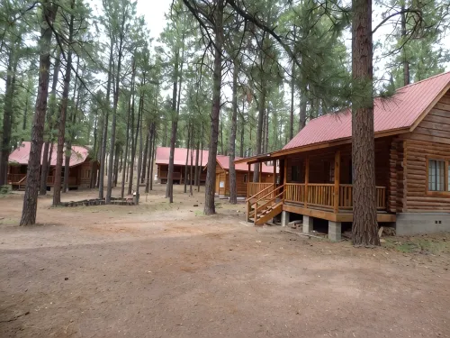 Circle Pine Ranch-"The Real Log Cabin Experience" -  Privatzimmer