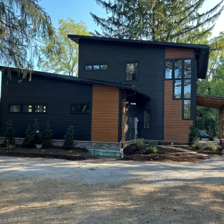 Modern House at Easy Street on the River- Large sports field and River Access!