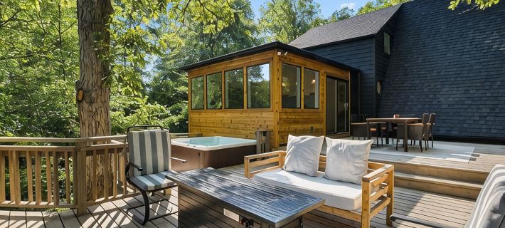 Walk to water! Private Lake Front A-Frame Cabin on Table Rock Hotels in Boone County