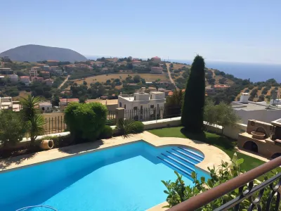 Anavyssos Dream Villa with Pool and Sea View Hotels near Proteys III