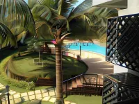 Pool and Garden Facing Apartment in Riviera Foothills Near Baga, Arpora