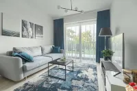 Ground floor apartment with a garden in Niechorze Hotels in Gmina Rewal