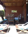Pretty renovated farmhouse in a garden near the sea