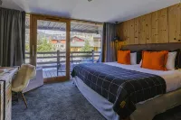 M de Megève - balcony