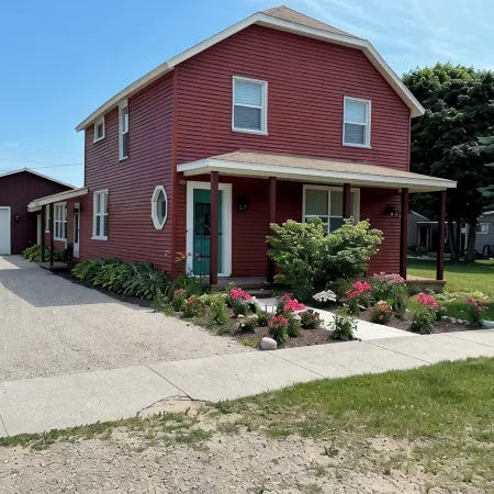 Big Red a newly renovated 4 bedroom historic home in the heart of Grand Marais!