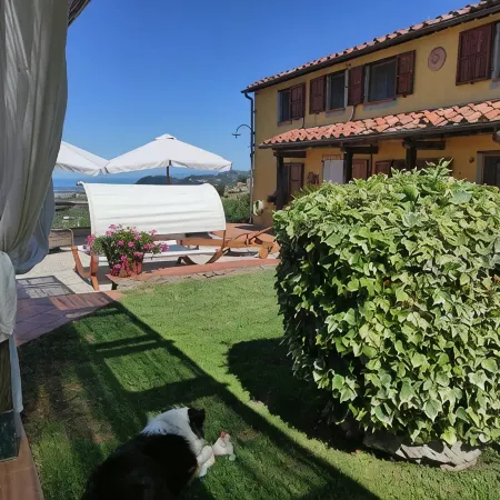 Tuscan Farmhouse with Coastal Views, New Air Conditioning and Car Recharge