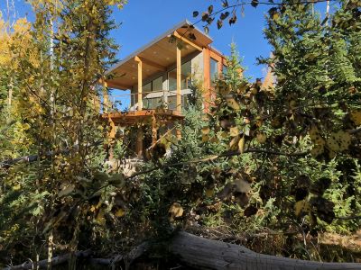 Ski-access and view Chair 5 runs from cabin in Brian Head, UT
