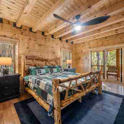 Lake Lure's Newest Luxury Log Cabin Behind The Gates of Rumbling Bald Resort! Rooms