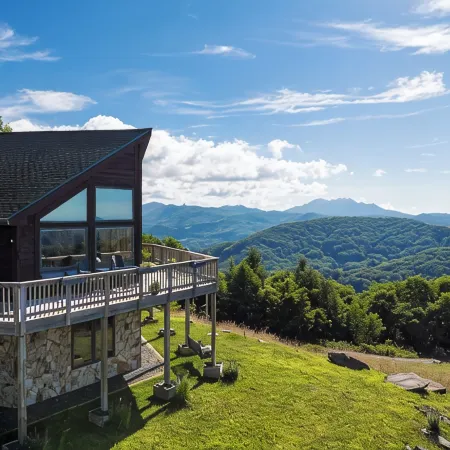 Mountaintop Cabin with Majestic Views - Hot Tub + Game Room + Pet Friendly