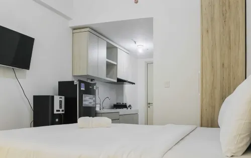 New Furnished Studio Apartment at M-Town Residence by Travelio - 2-Star