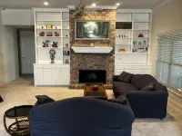 Charming 3-bedroom 3-bathroom house in lovely Lubbock with WiFi, AC - ジャグジー