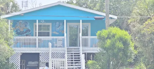 Little Gasparilla Island a 2-bedroom cottage wth WiFi and AC on a private island - Boutique