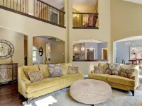 New!! Luxury Throughout. Sleeps 12. Just 5 Miles to ND. Theater. Bar. Hot Tub. - 5-Star