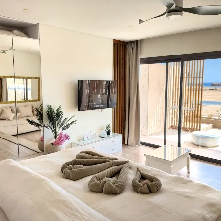 Front Row Soma bay Cabana Near Sandy Beach & Pool