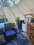 Milky Way with AC and WiFi, glamping near Houston