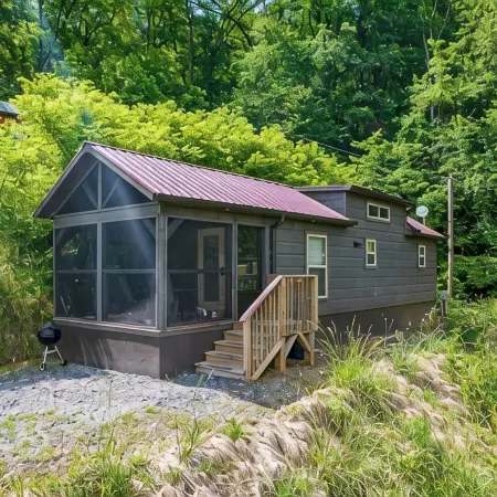 Smoky Mountain Mist, Tiny Home, Custom Log Cabin,  Great Smoky Mountains