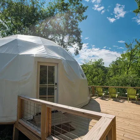 Cozy Glamping Dome on the Greenbrier River