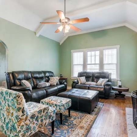 Walk To Aggieville from Brick Cottage with Man Cave, Shuffle Board, Back Yard