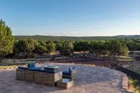 Private home on 40 acres surrounded by wide open space.