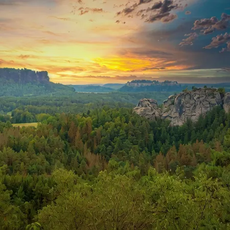 Apartment Flurin in the heart of Königstein with parking lot. Family friendly