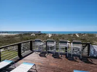 DIRECT OCEANFRONT Duplex with large decks next to Oceanana Fishing Pier. - 2-Star