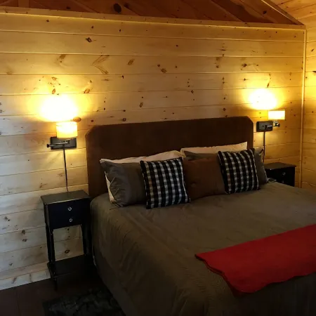 Beautifully remodeled one bedroom cabin.
