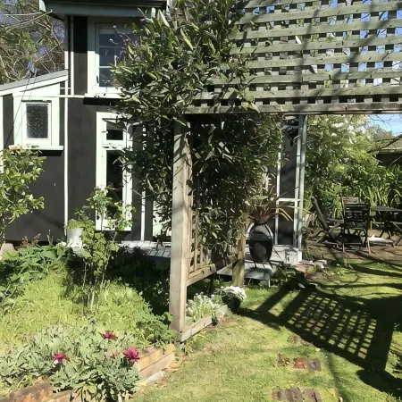 Studio set in beautiful english cottage gardens