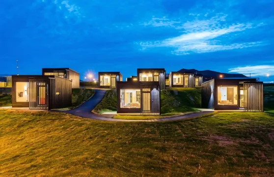 格林達維克港景小屋