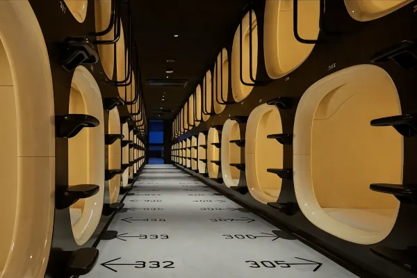 福岡膠囊旅館, 9h 九小時