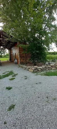 Bunkhouse with AC at B Berry Farms & Co in Elkland, Mo
