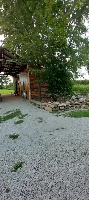 Bunkhouse with AC at B Berry Farms & Co in Elkland, Mo