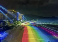 Hailuowan Sea View Resort Apartment (Yangjiang Hailing Island Agile Gold Coast Branch) - Deniz Manzaralı