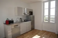 3-Room Apartment on 1st Floor of les Courlis on the Edge of Portbail Harbor