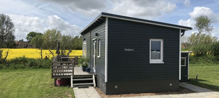 New mobile home in sustainable timber construction only 50 m from the Schlei! 卡珀爾恩酒店