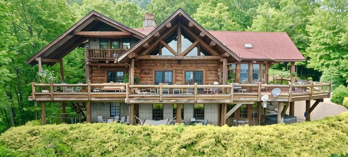 TN Mountain Lodge: sleeps 22+ lake, hikes, hot tub, Sauna Hotels in Carter County