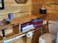 Eagle's Nest Cabin / Sibley4 Tent combo @EvansCliff hot tub canyon views 폴 리버 카운티 호텔