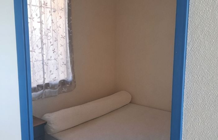 1-bedroom studio with sea view. Ideal for 2 adults and 1 child.