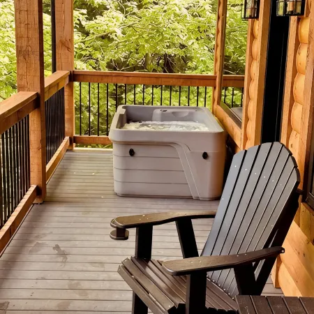 Luxury Treehouse Cabin over Salt Creek - Cabin 1 Hotels in Wayne County