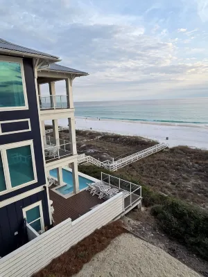 Gulf Front Oasis, Private Heated Pool-Opt, 5 Br, Gorgeous Beach Views, Sleeps 12 - 4-Star