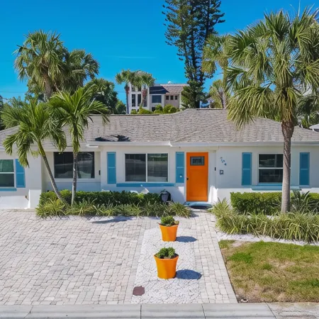 4-Bed Coastal Retreat: Heated Pool, 200 Steps to Beach, Walk to Fun!