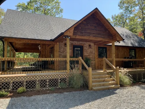 BUDDHA BLUE RIDGE TREES is a BRAND NEW custom 4/4 Close to town Find your ZEN... - 4-Star
