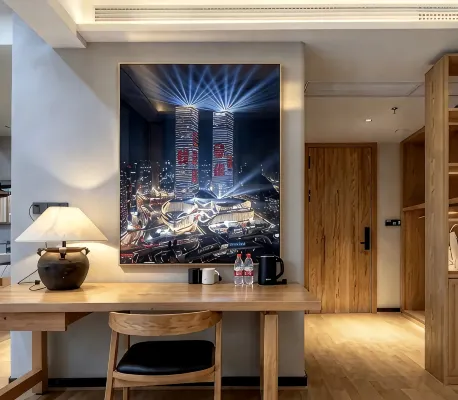 Huanman Qiancheng Elite · Aesthetic Luxury Hotel (Huaguoyuan White‑House Art Center, Guiyang) - romantis
