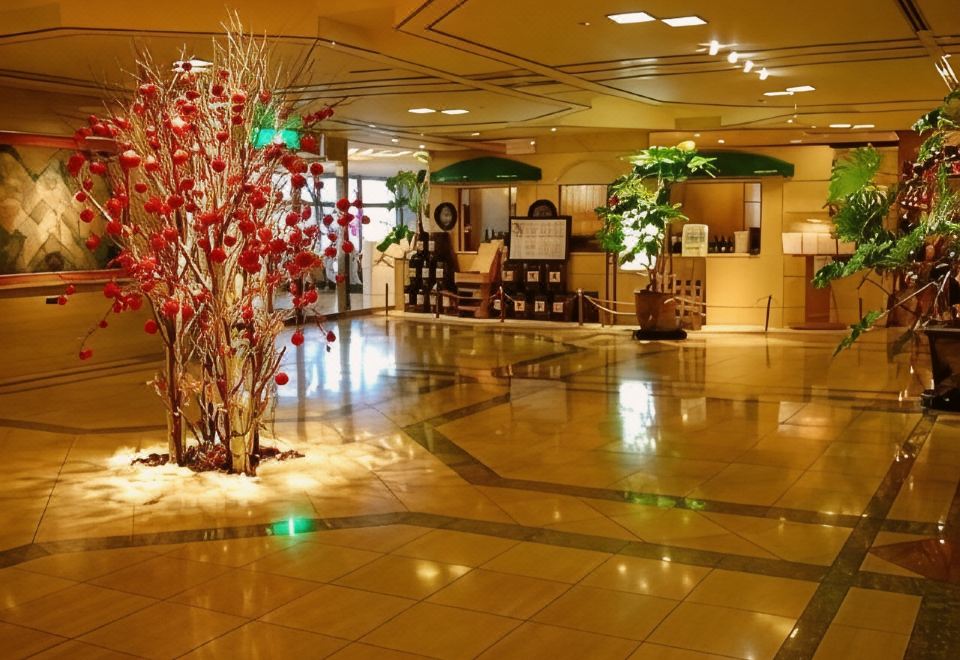 다양한 메뉴의 조식이 준비된 식당