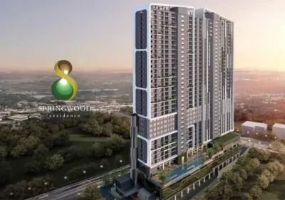 Tentrem Room at Springwood Residence Hotel in zona Surya University Campus Hub