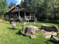 Chalet-Swim-Brook on Property-Views-Firepit-Woodstove-7 Min to Stratton-Dogs OK